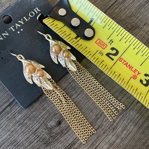 ANN TAYLOR | mesh tassel earrings - Picture 8 of 8